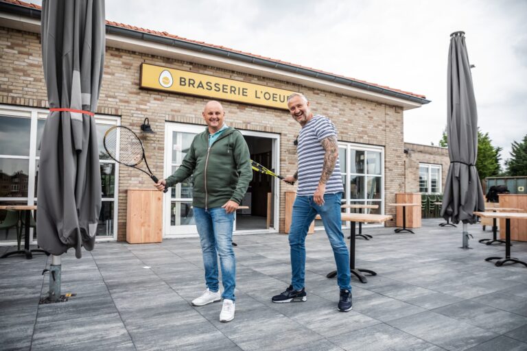 Tony en Robert zijn de nieuwe eigenaren van tennispark T.O.C. en Brasserie L’Oeuf