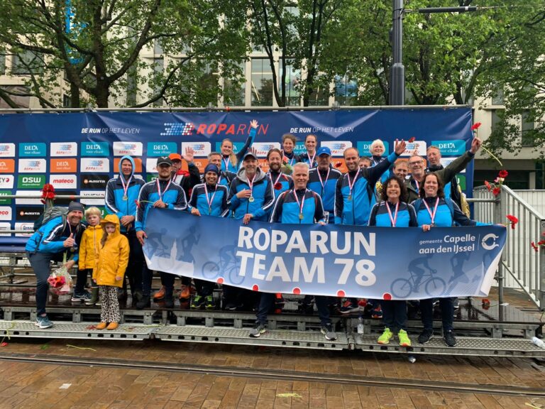 Team 78 Capelle trots op opbrengst Roparun 2022